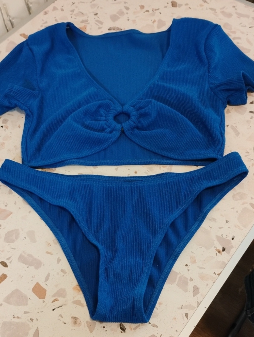 Women’s Ribbed Two-Piece Swim Set